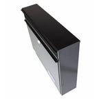 Large Letterbox W2 Black Gloss
