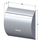 Free Standing External Letterbox – WA1 with FR-2 Stand