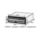 Letterboxes For Flats Curve 1 Dimensions