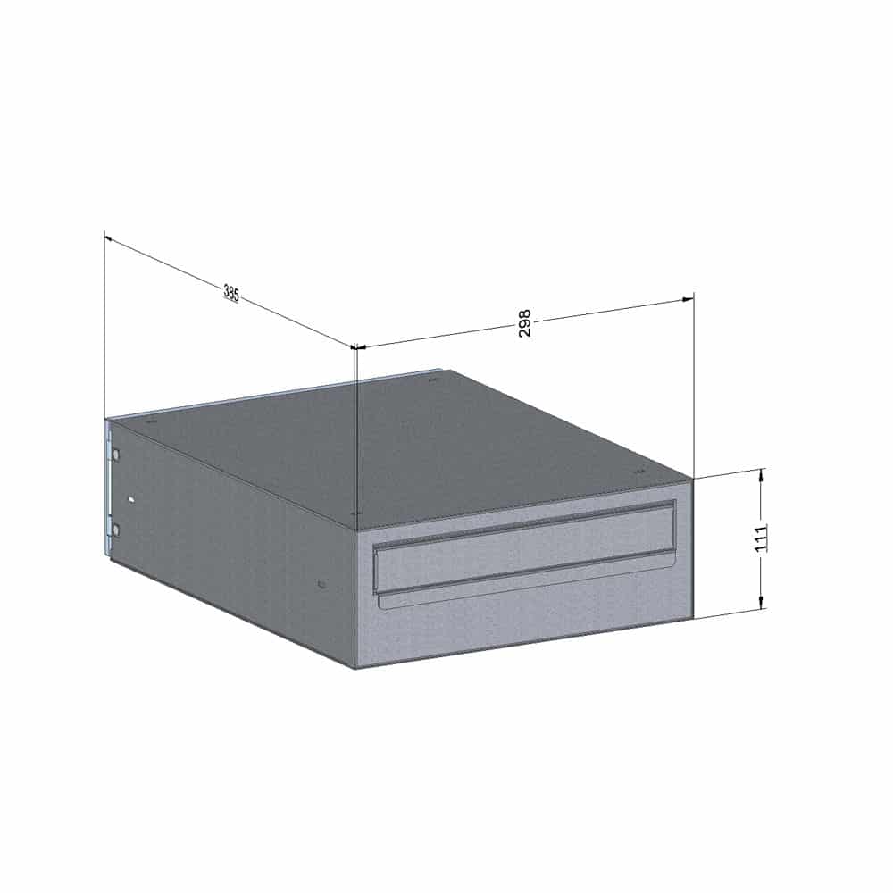 Letterboxes For Flats E4 Drawing