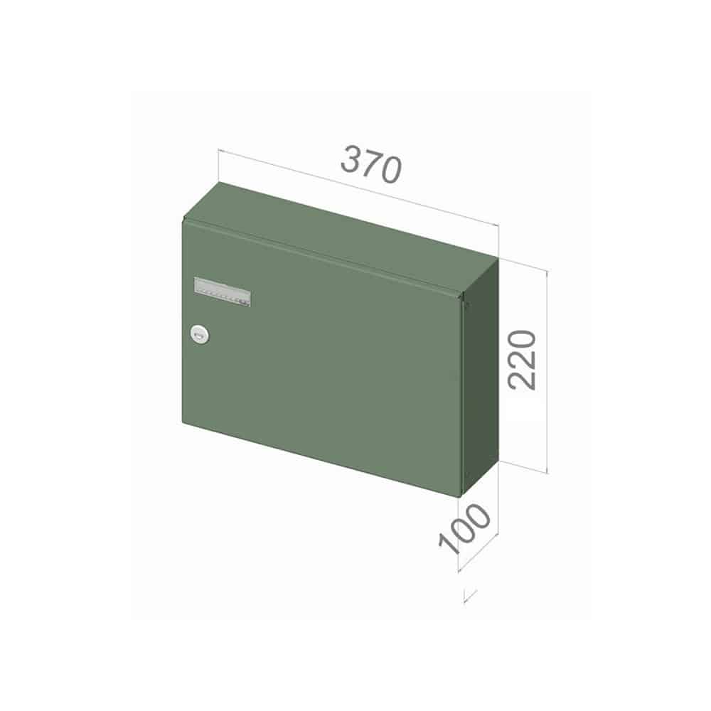Letterboxes For Flats Lad 042 Door Panel 6 Bank Dimensions