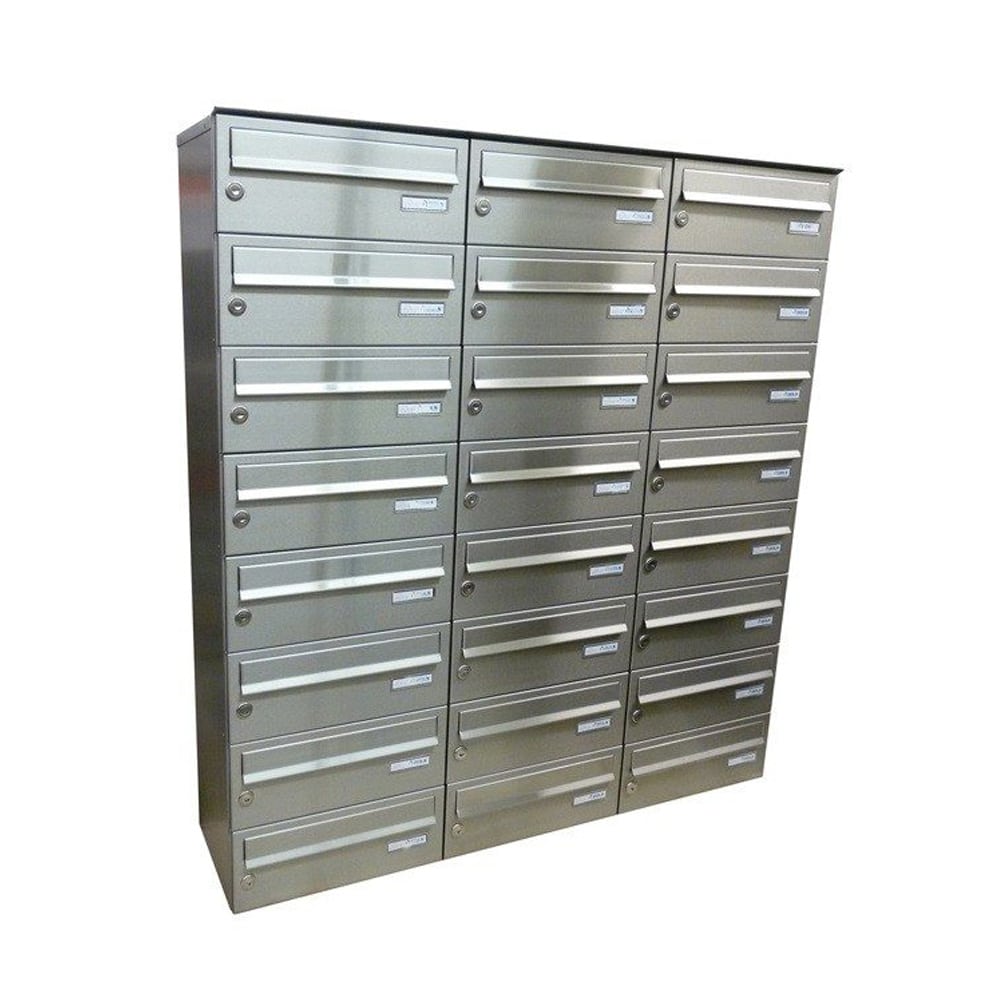 City Hall LBD-015 External Wall Mounted Stainless Steel Communal Post ...