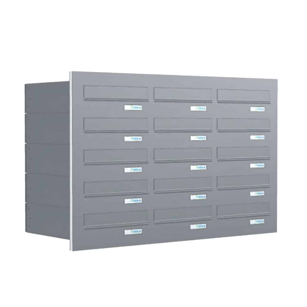 Flat Mailboxes Door Panel Rear Access Apartment Mailboxes City Hall LBD-04 (W 300 x H ...