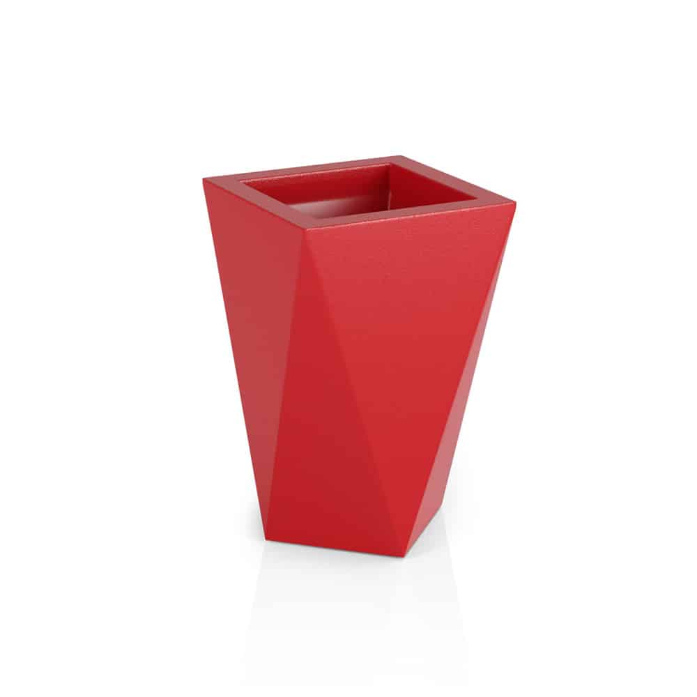 Monumo Vaso Outdoor Indoor Planter Red 2