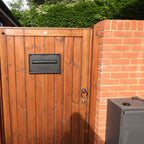 Nero Black Letter Plate With Gate