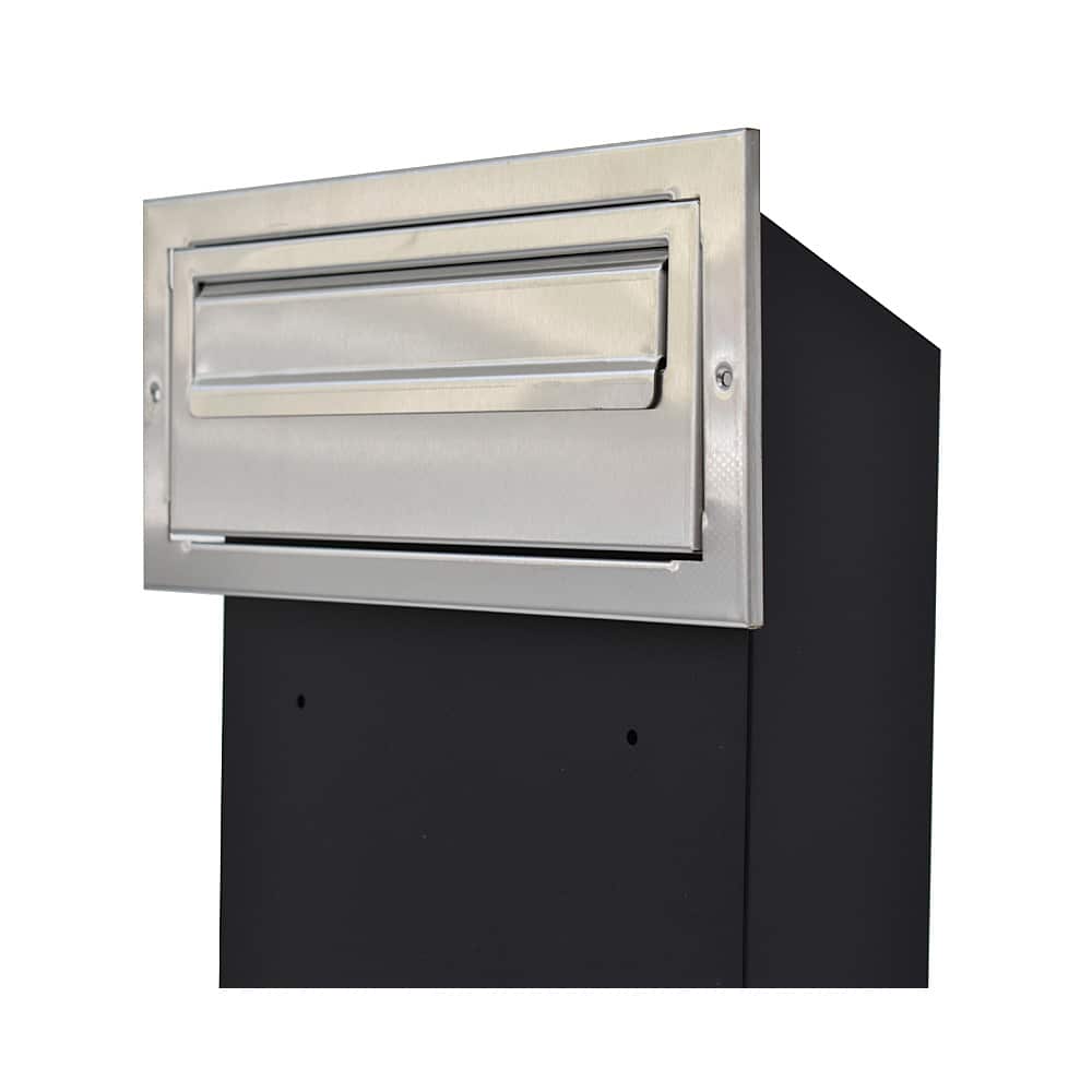 Outdoor Post Boxes W3 Stainless Steel Front