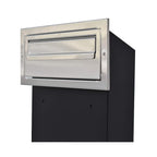 Outdoor Post Boxes W3 Stainless Steel Front