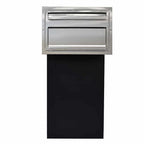 Parcel Box Sierra Stainless Steel Front Blk