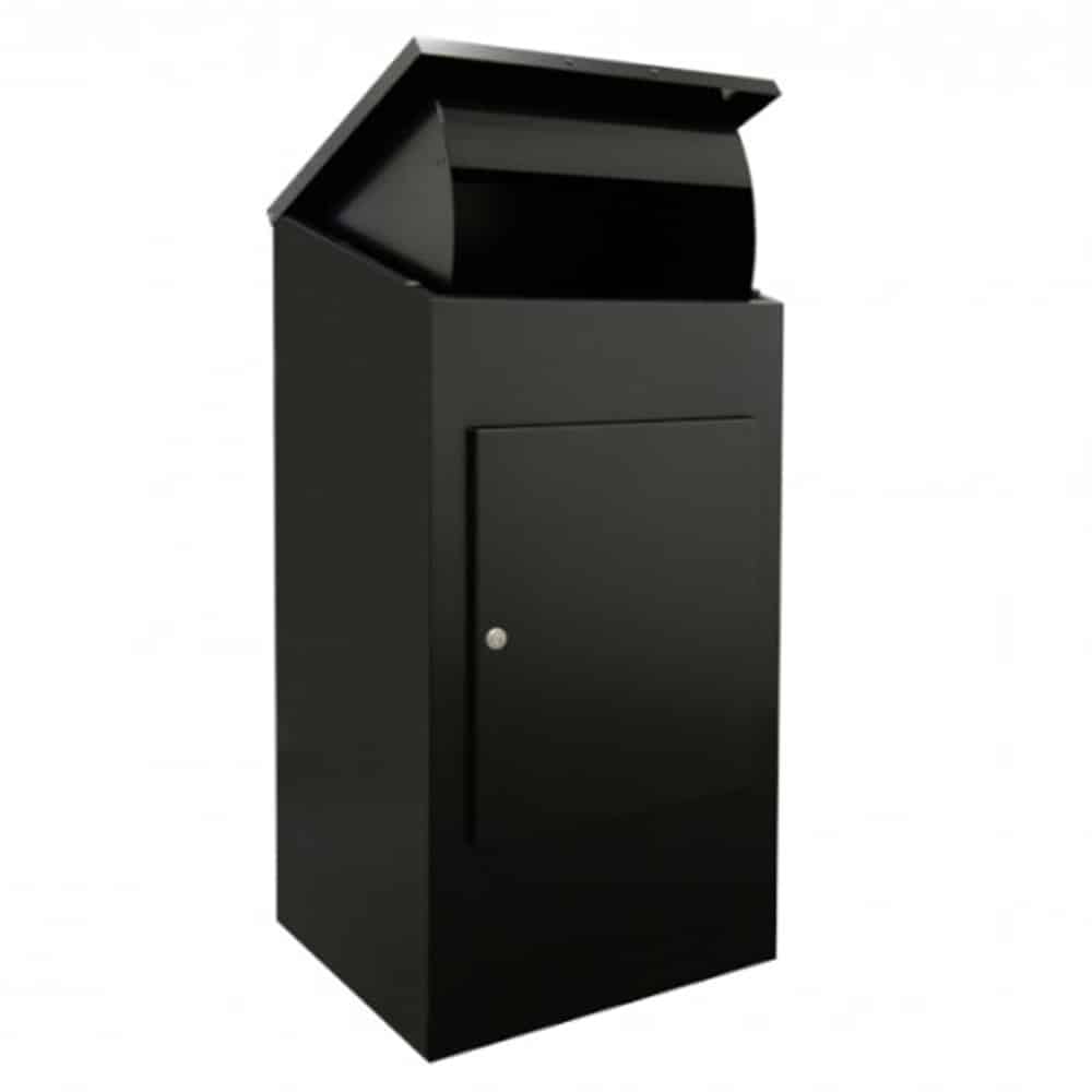 Parcel Post Boxws Free Standing Parcel Box for Home Large External Locking Weatherproof ...