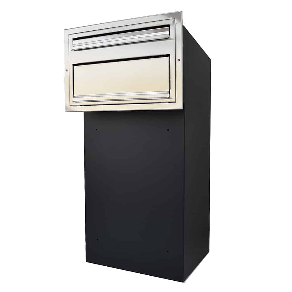 Parcel Post Box Sigma Stainless Steel Front