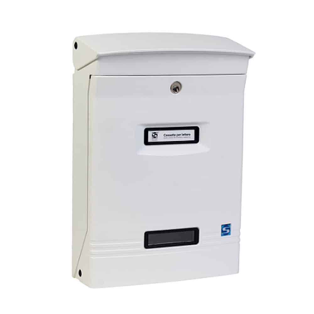 Post Boxes For Sale Moda Italiana Gioiosa White Side Front