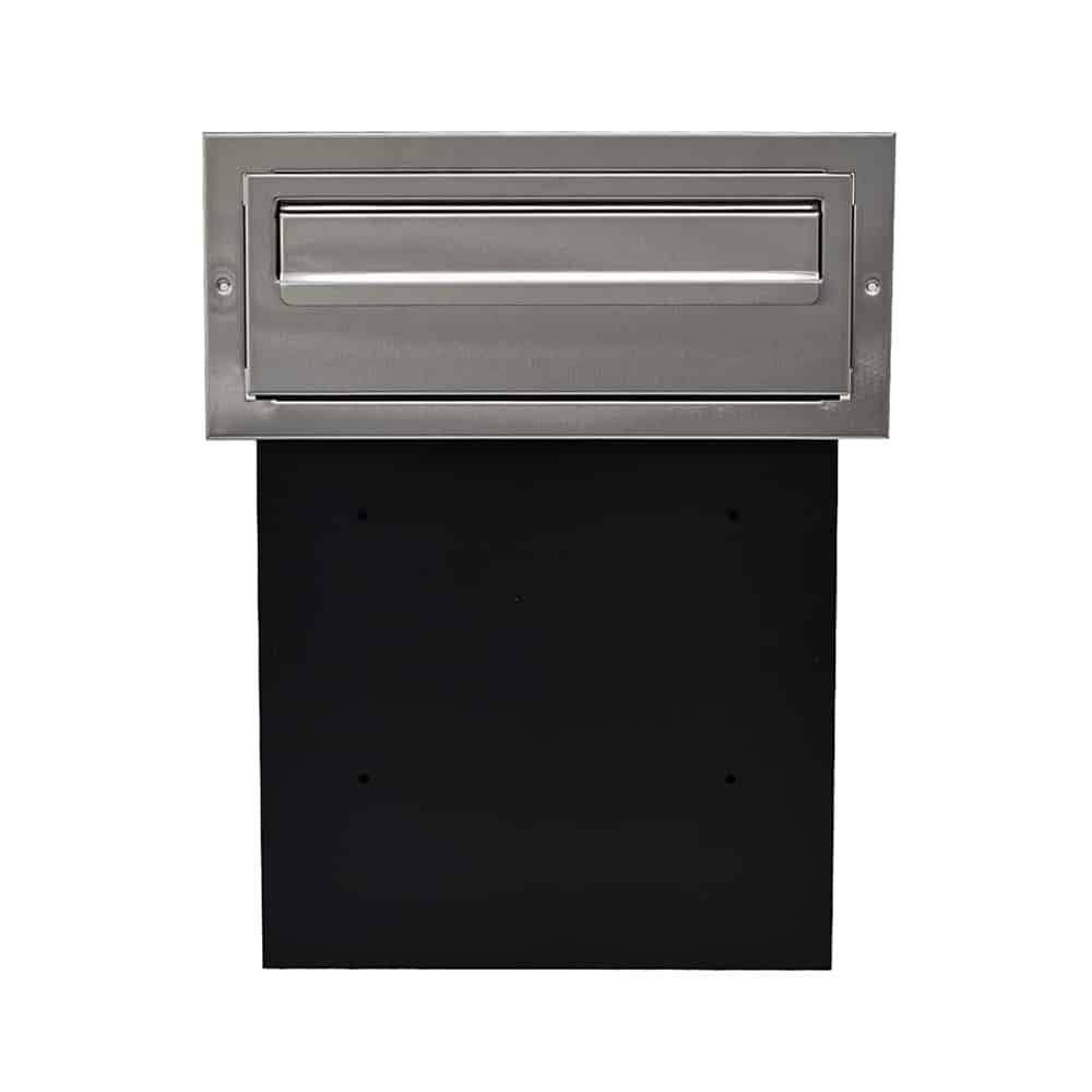 Large Letterbox for Gates and Fences - W3-1 Stainless Steel – Letterbox4you