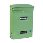 Postbox For House Moda Italiana Gioiosa Pale Green Side Front