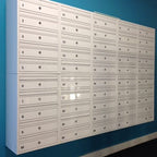 Postboxes For Flats E1 White Multiple Banks