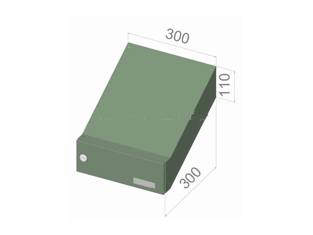 City Hall LDD-04 Through The Wall Letterbox dimensions
