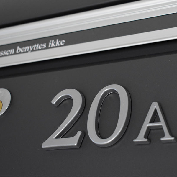 Small Self Adhesive Numbers Silver