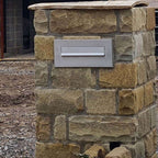 Through The Wall Letterboxes Ldd 041 Stainless Steel