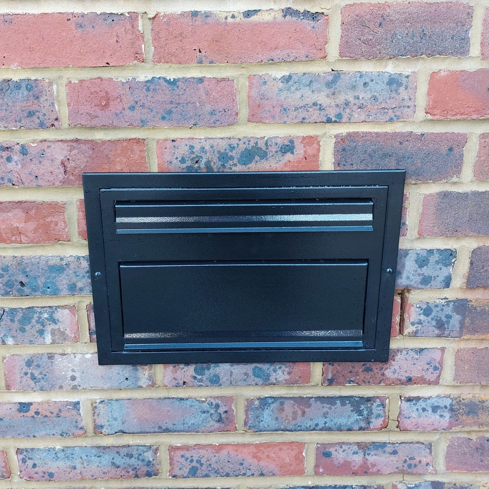 Through The Wall Post Box Sierra Black