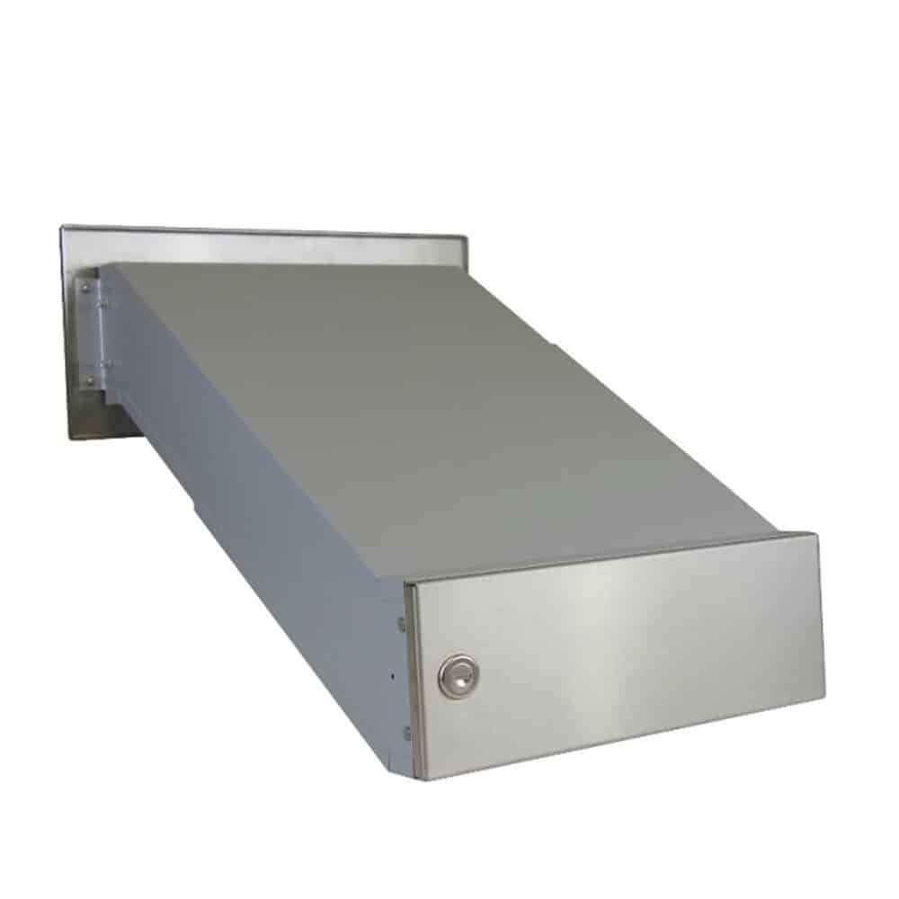 Through Wall Letterbox Ldd 042 Stainless Steel