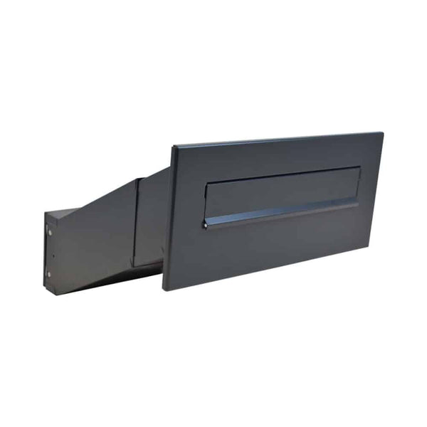 Through Wall Post Box Ldd 041 Dark Grey