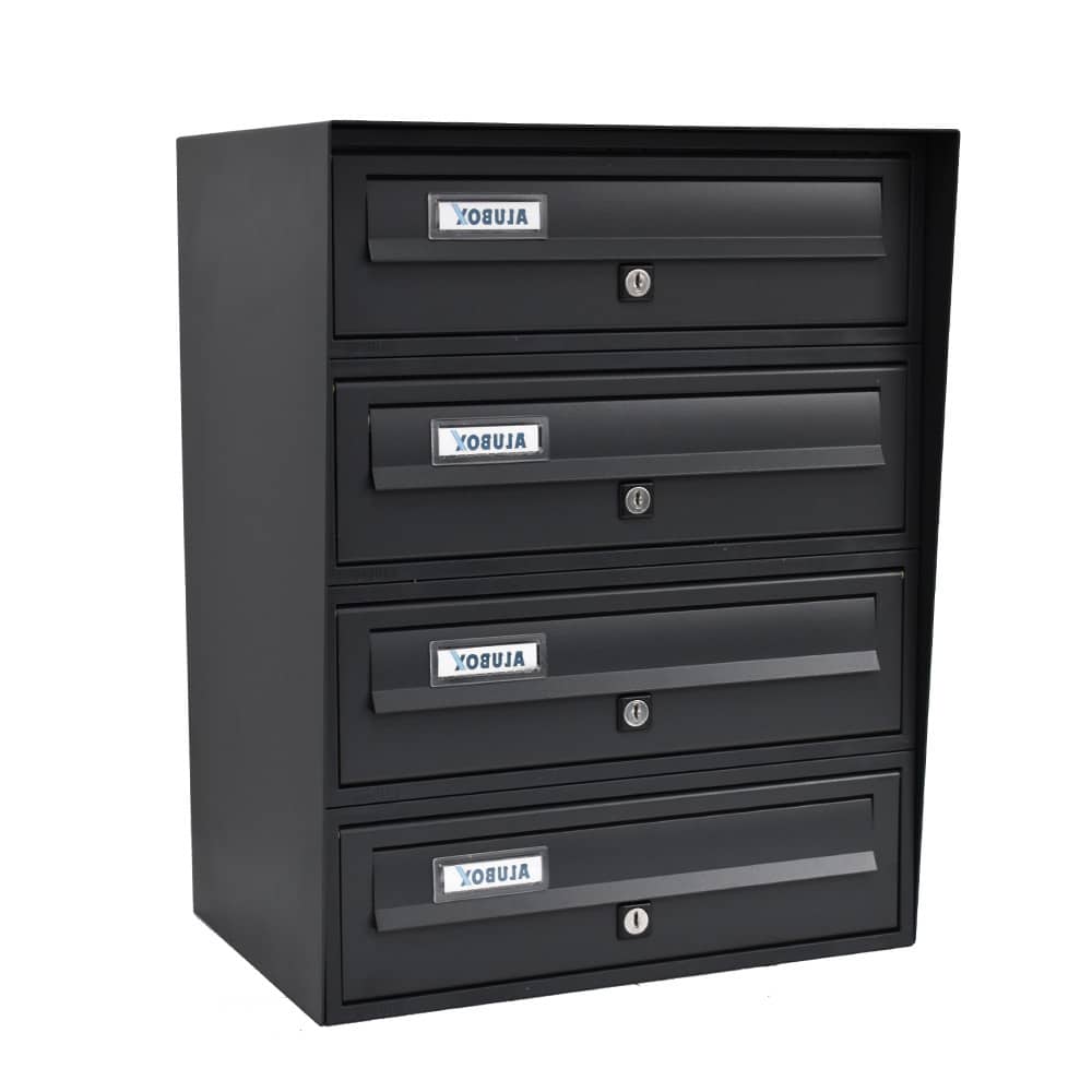 Tocco Di Italia Slim Wall Mounted 4 Bank Grey 7016