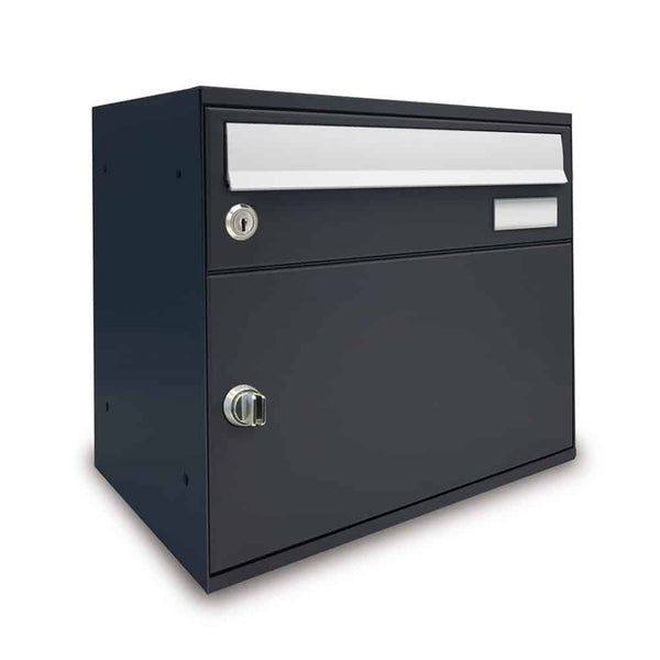 Wall Mounted Letterbox Easybox 400 Grey