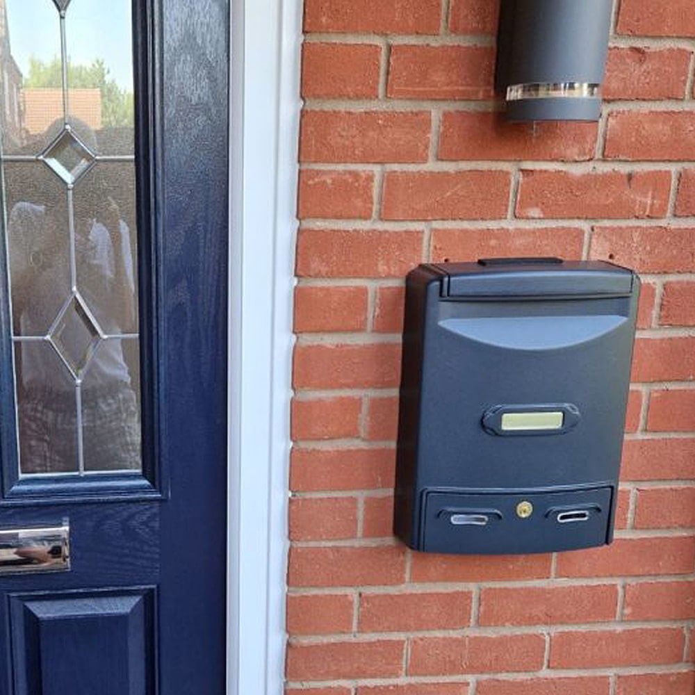 Wall Mounted Cast Aluminum Letterbox Europa Maxi