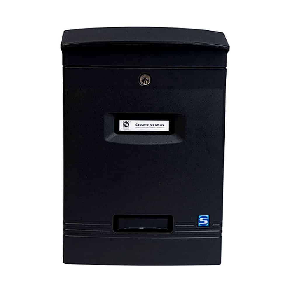 External Lockable Letterbox Wall Mounted Post Box External Locking Weatherproof Die-Cast Aluminium ...