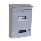 Wall Mounted Letterbox Gioiosa Silver Side Front