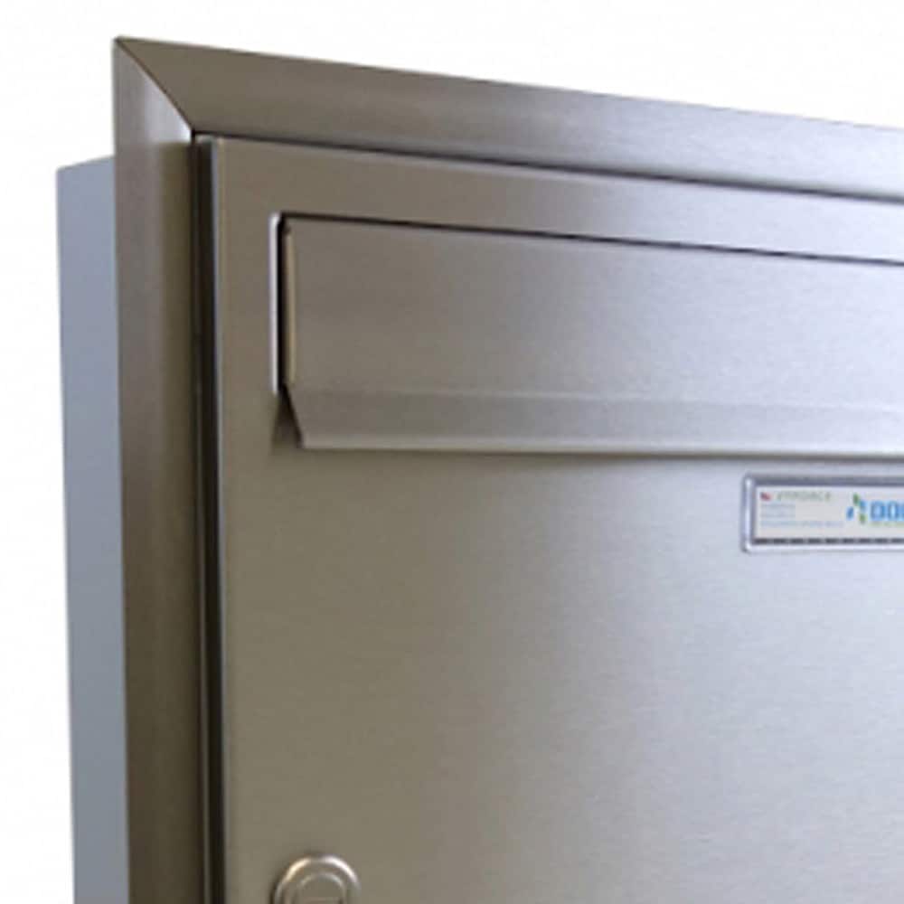 Wall Mounted Letterbox Lcd 01 Stainless Steel