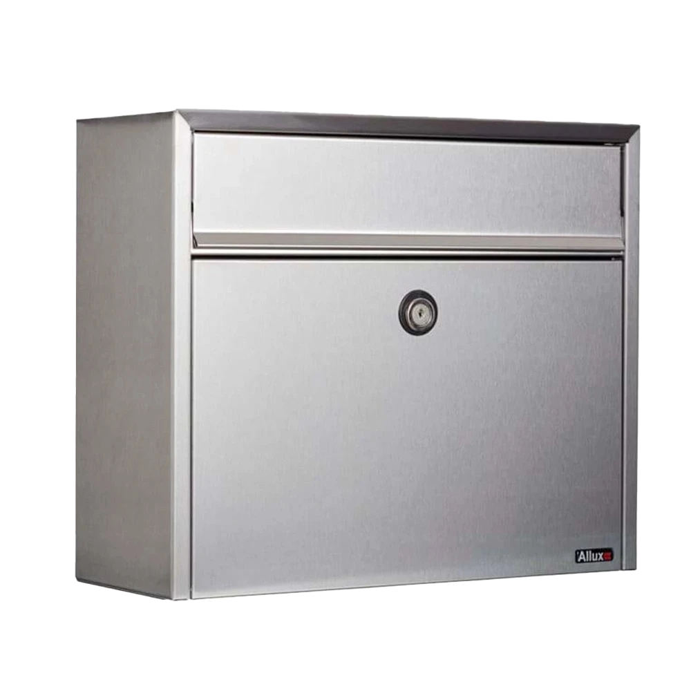 Allux LT150 External Wall Mounted Stainless Steel Letterbox