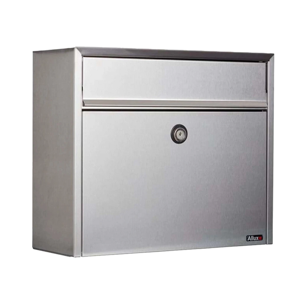 Allux LT150 External Wall Mounted Stainless Steel Letterbox