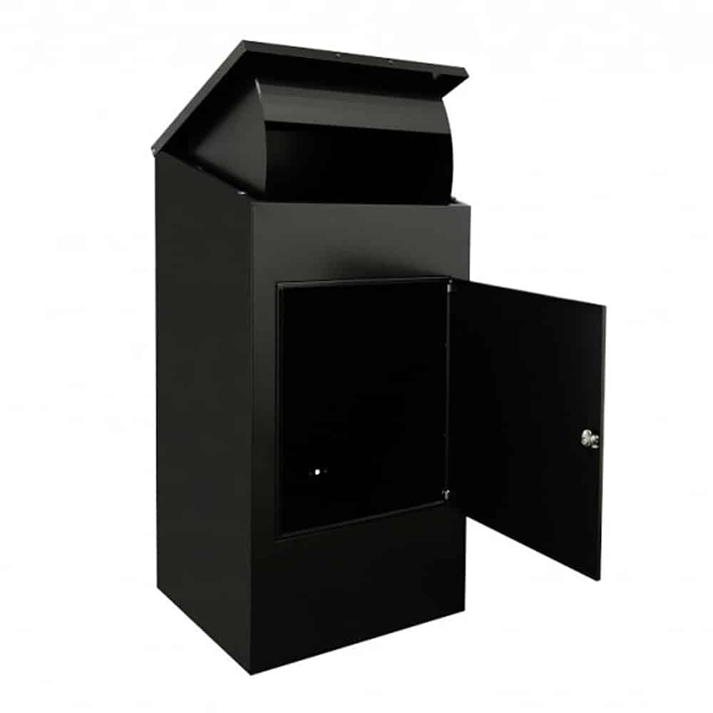 Wall Mounted Post Box Delta Xl Black