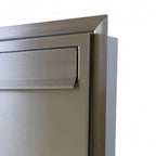 Wall Mounted Post Box Lcd 01 Stainless Steel