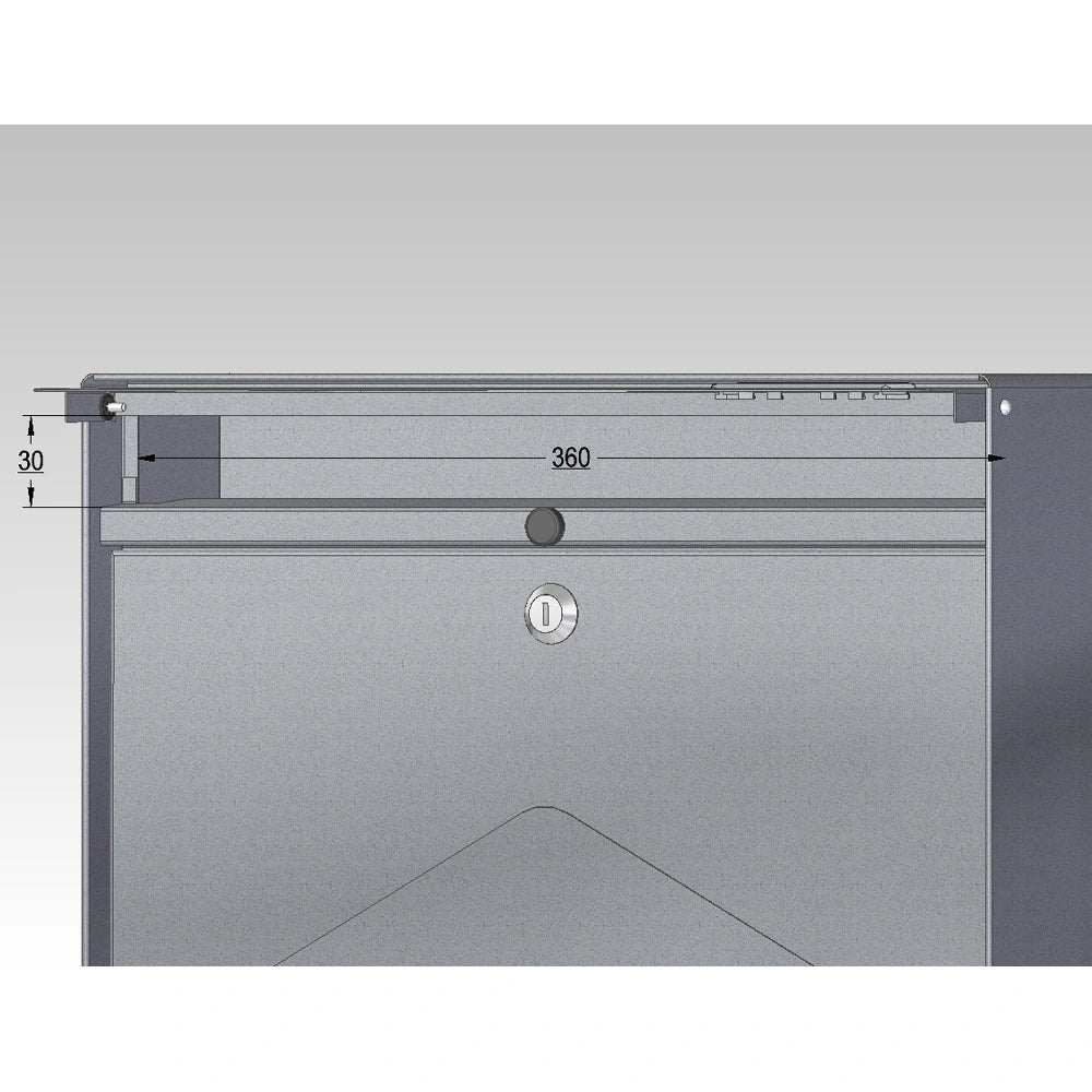 Wall Mounted Post Box Letter Slot Gavia M Window Dimensions