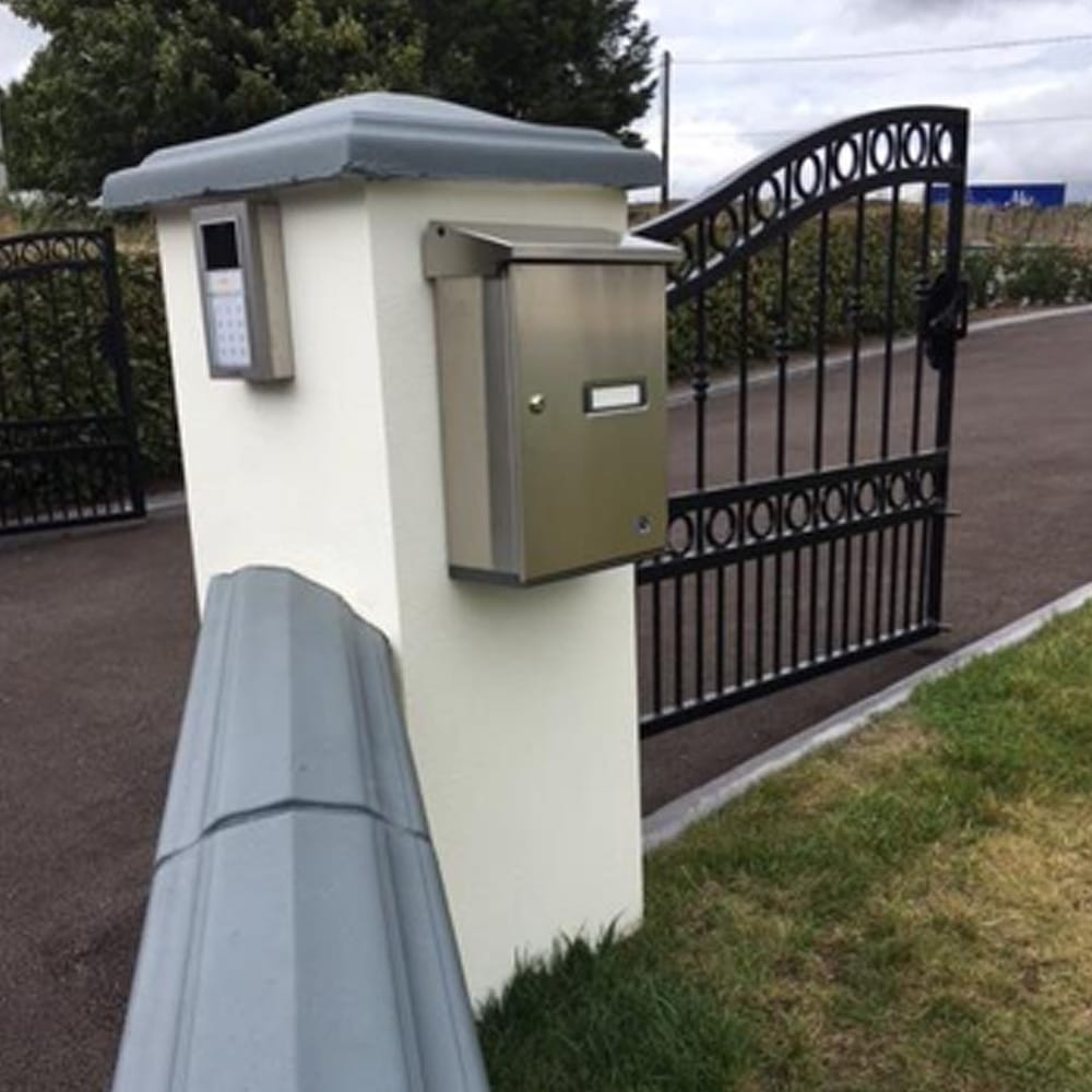 Wall Mounted Post Box Serenissima Stainless Steel