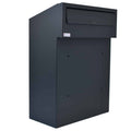 Wall Mounted Post Box W3 1 Dark Grey