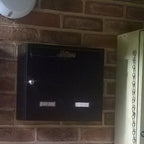 Wall Mounted Post Box W4 Black